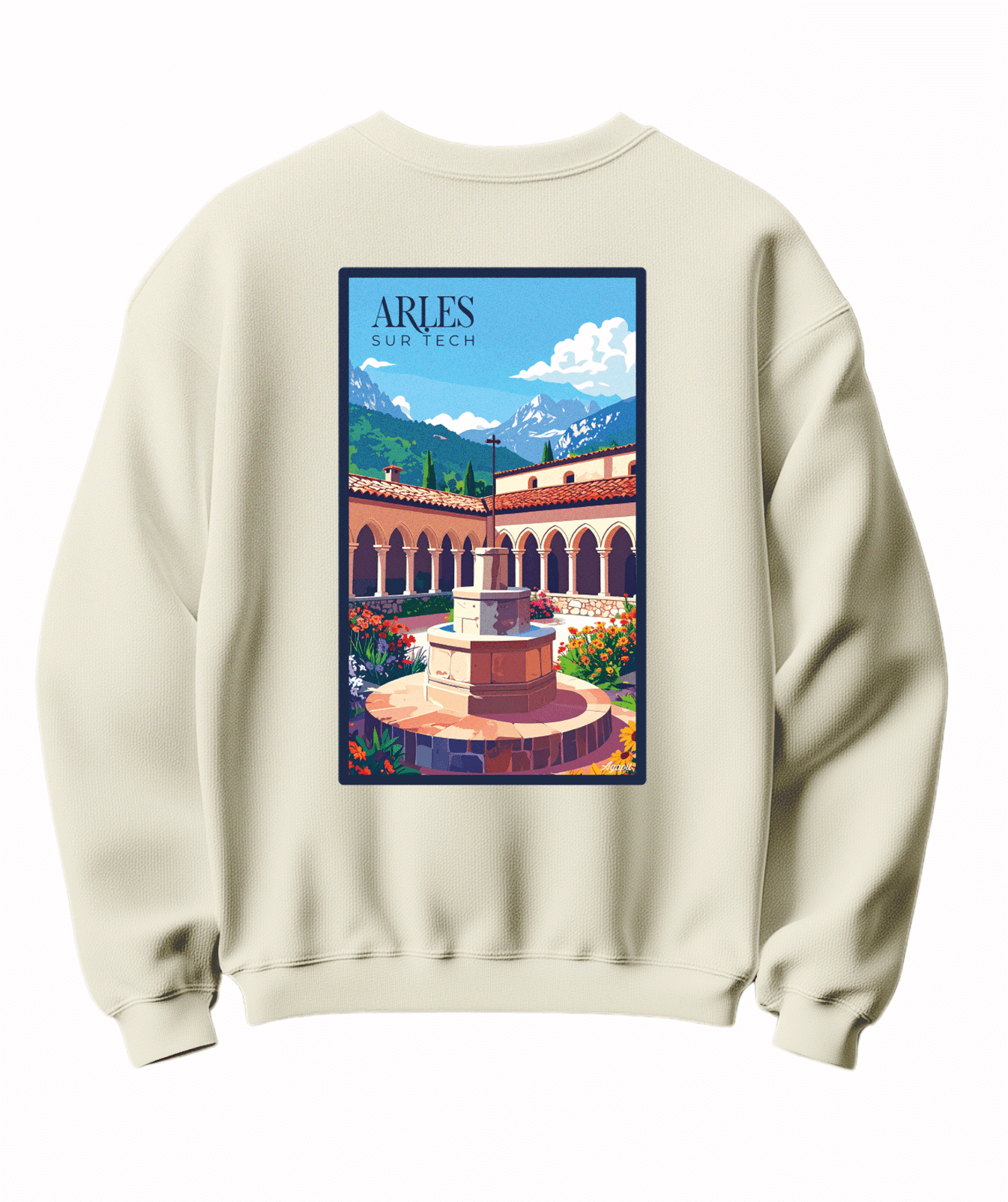 Sweat Arles sur tech - Agapit - Artwear