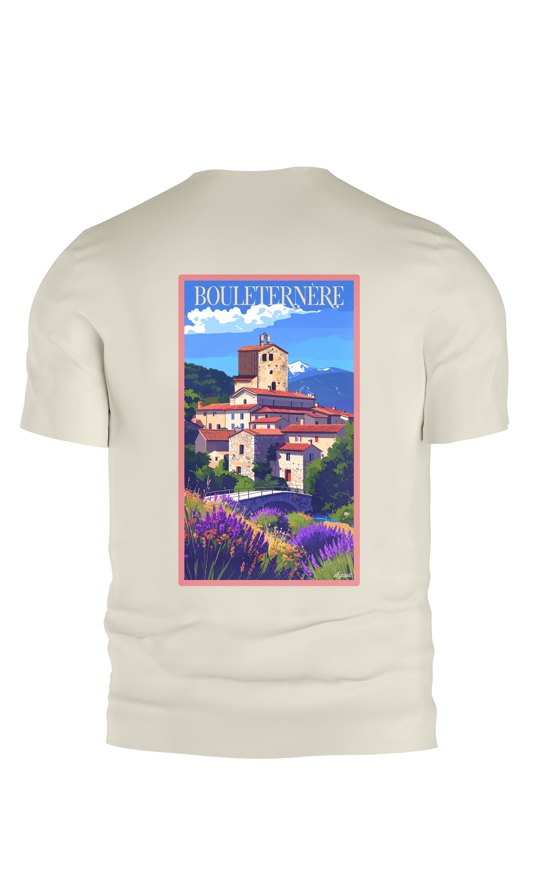 T-shirt Bouleternère – Sud de la France - Agapit - Artwear