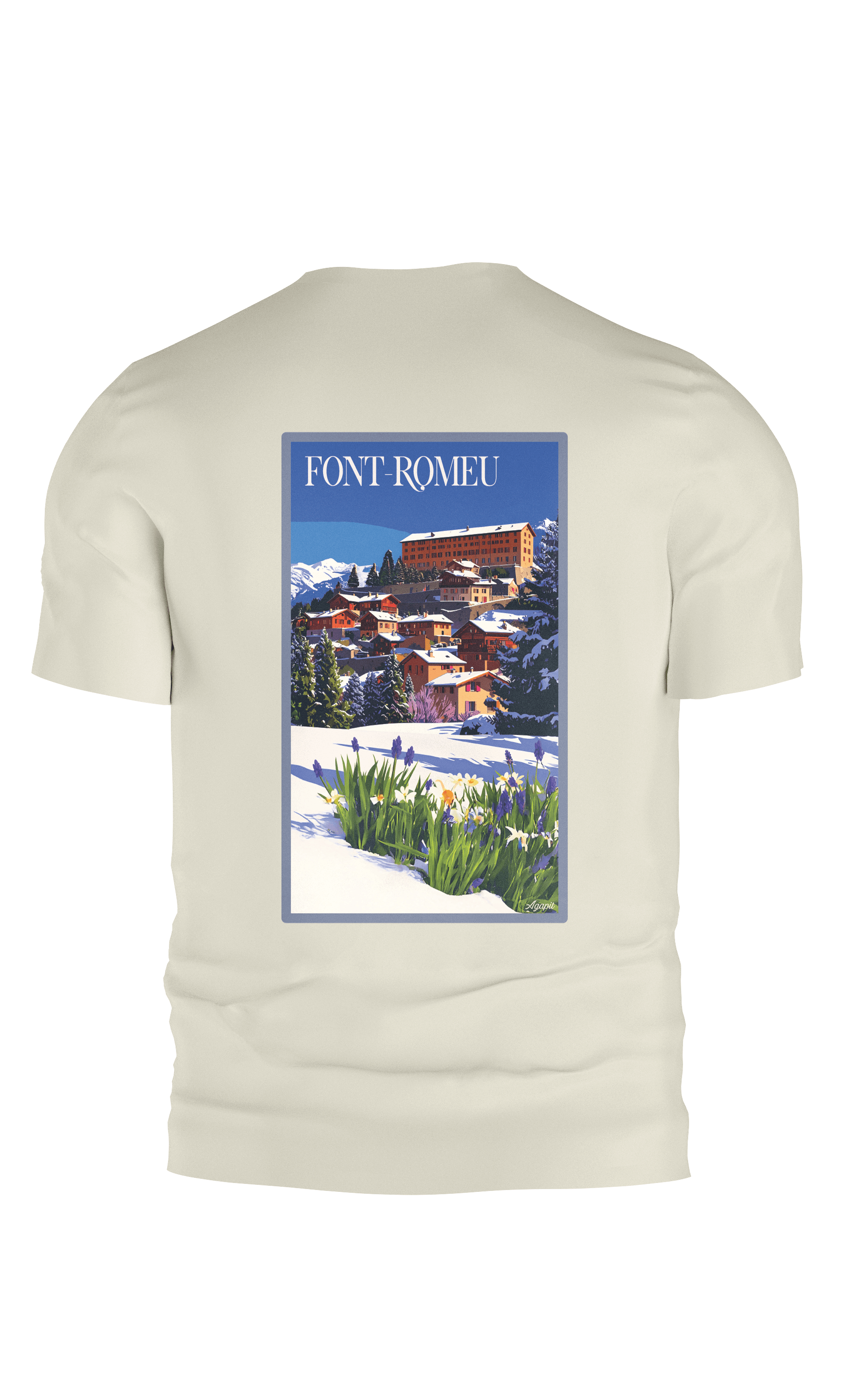 T-shirt Font-Romeu - Montagne Catalane - Agapit - Artwear