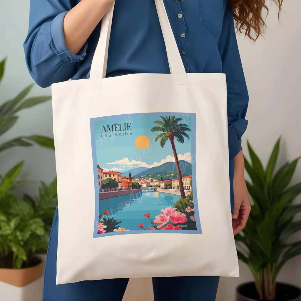 Tote Bag Agapit - Amélie les bains - Agapit - Artwear