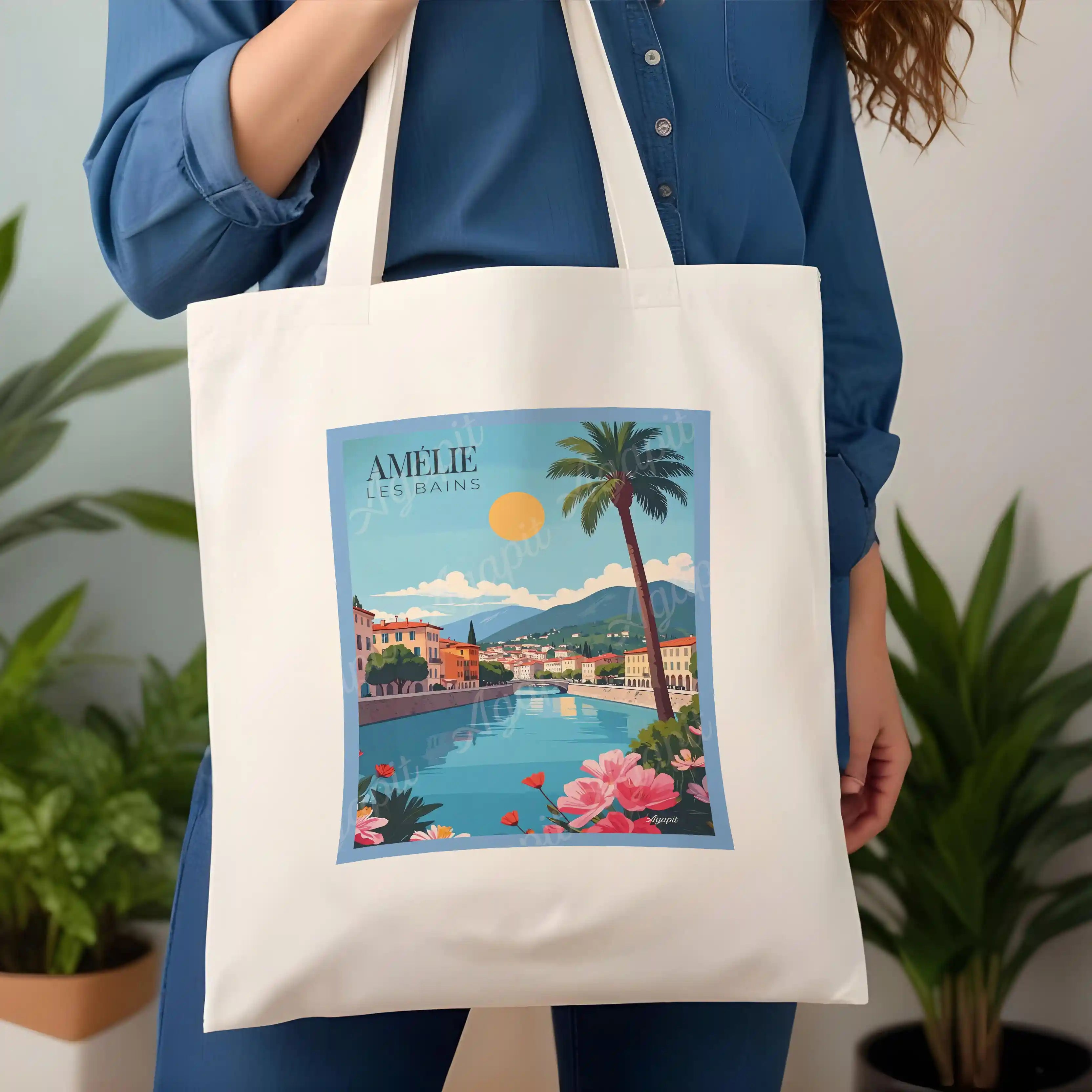 Tote Bag Agapit - Amélie les bains - Agapit - Artwear