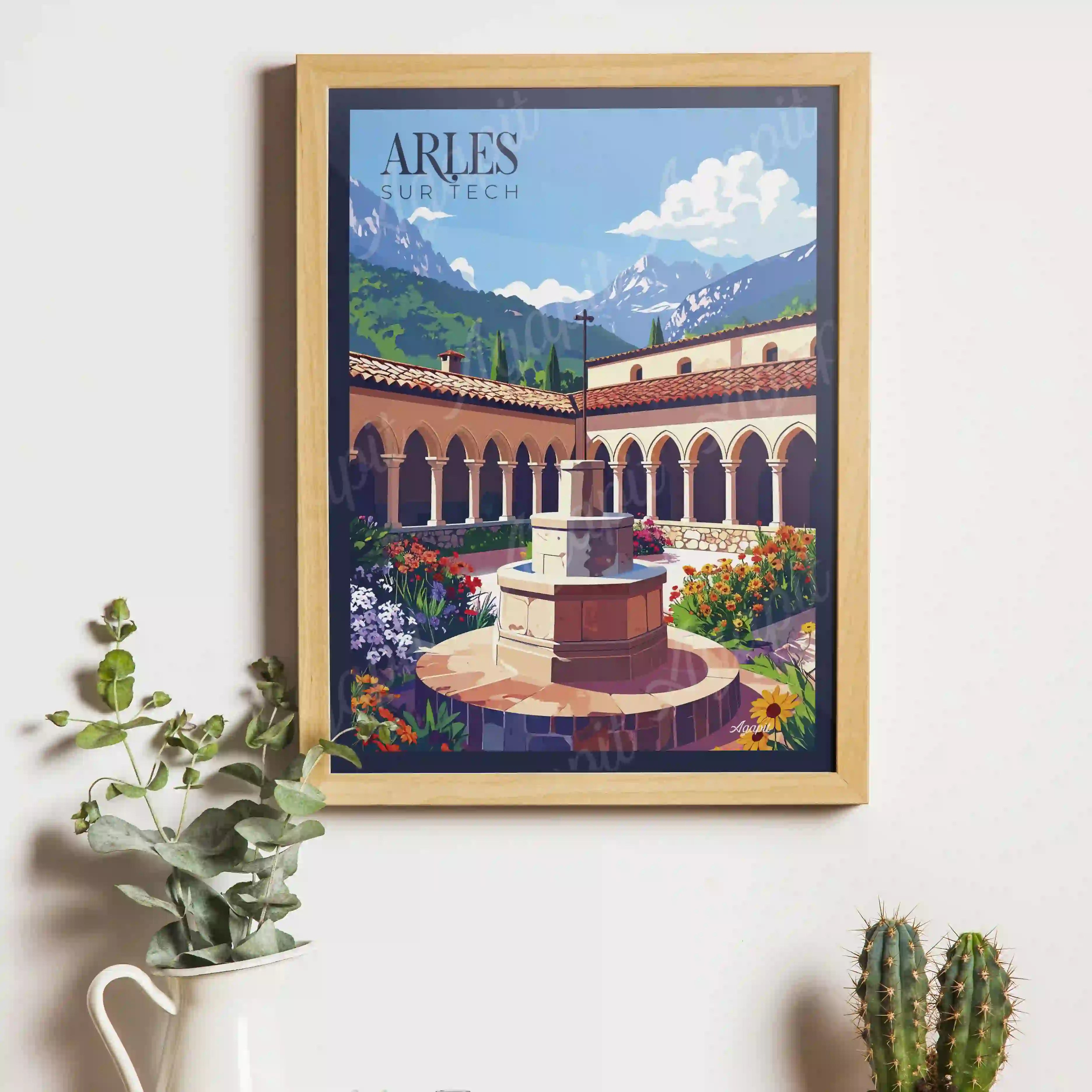 Affiche Agapit - Arles sur tech - Agapit - Artwear