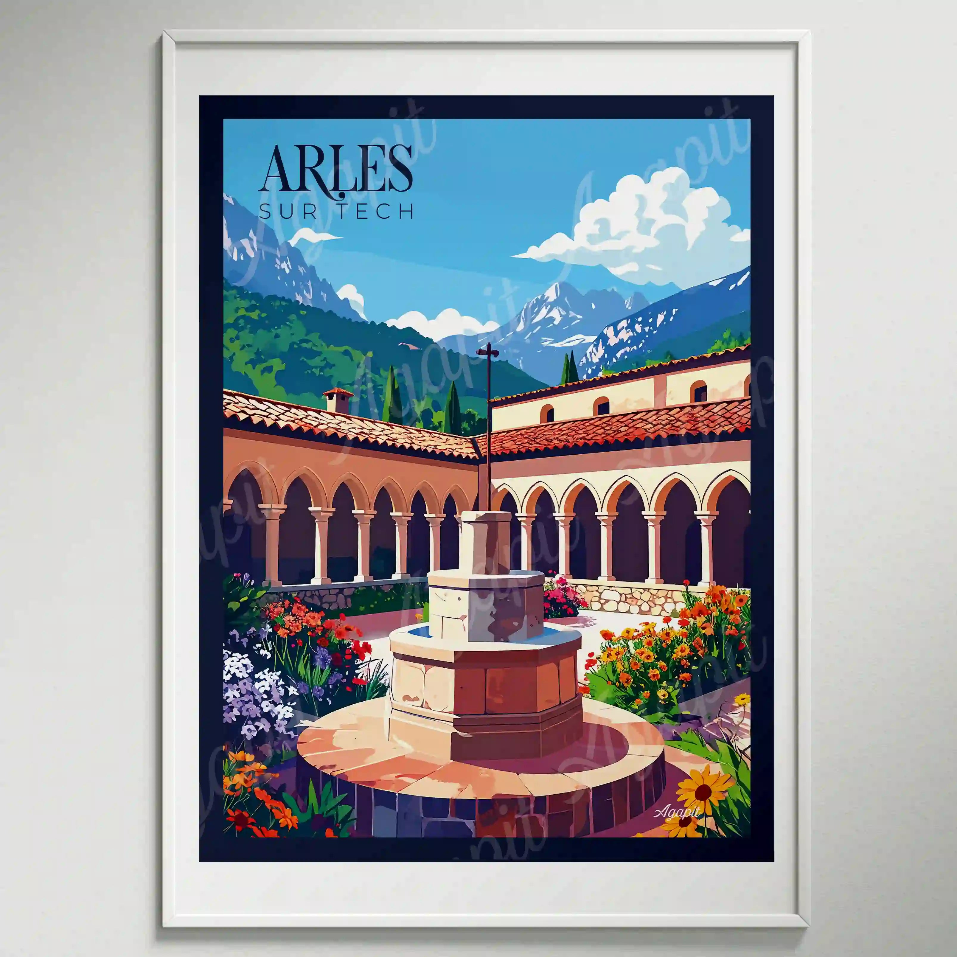 Affiche Agapit - Arles sur tech - Agapit - Artwear