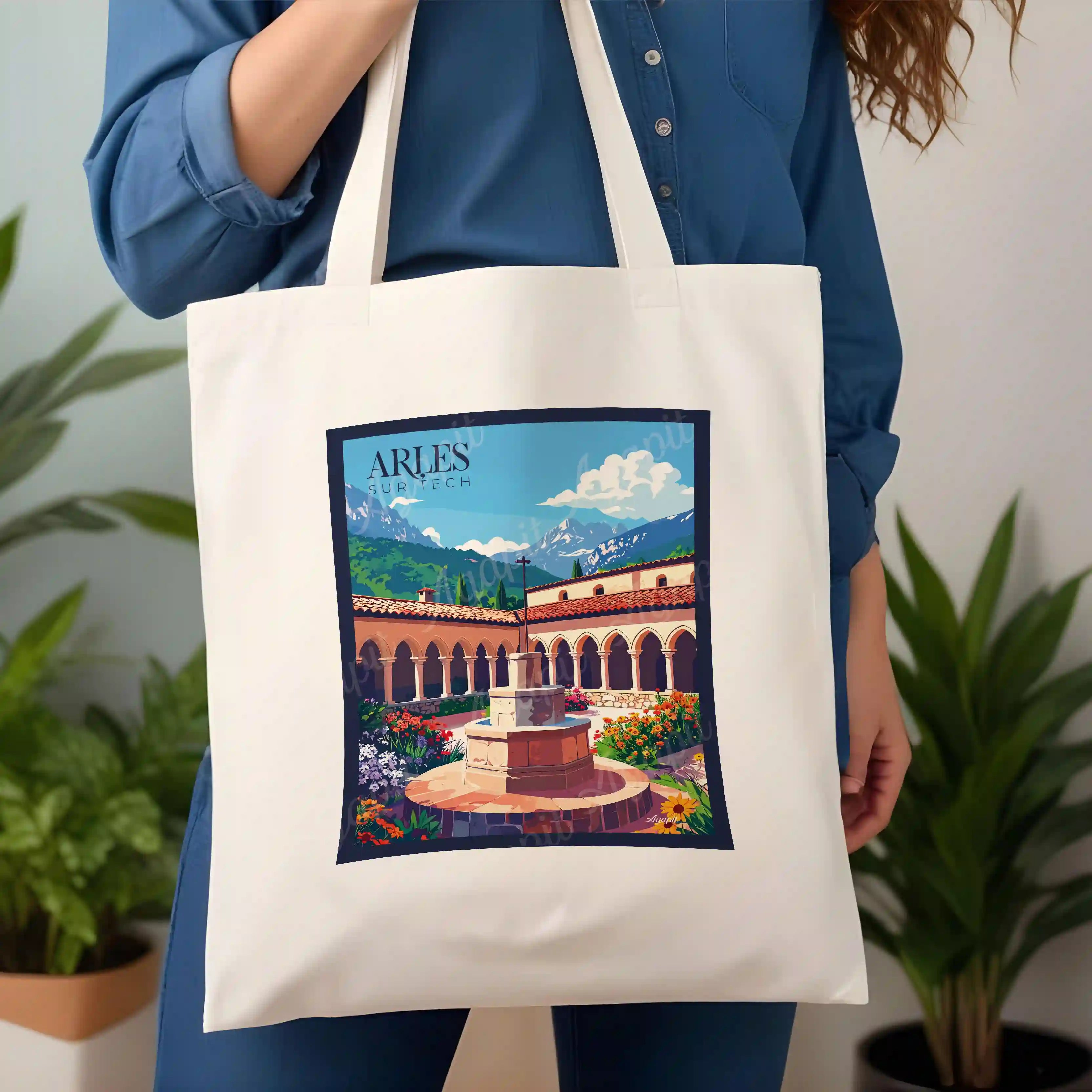 Tote Bag Agapit - Arles sur tech - Agapit - Artwear