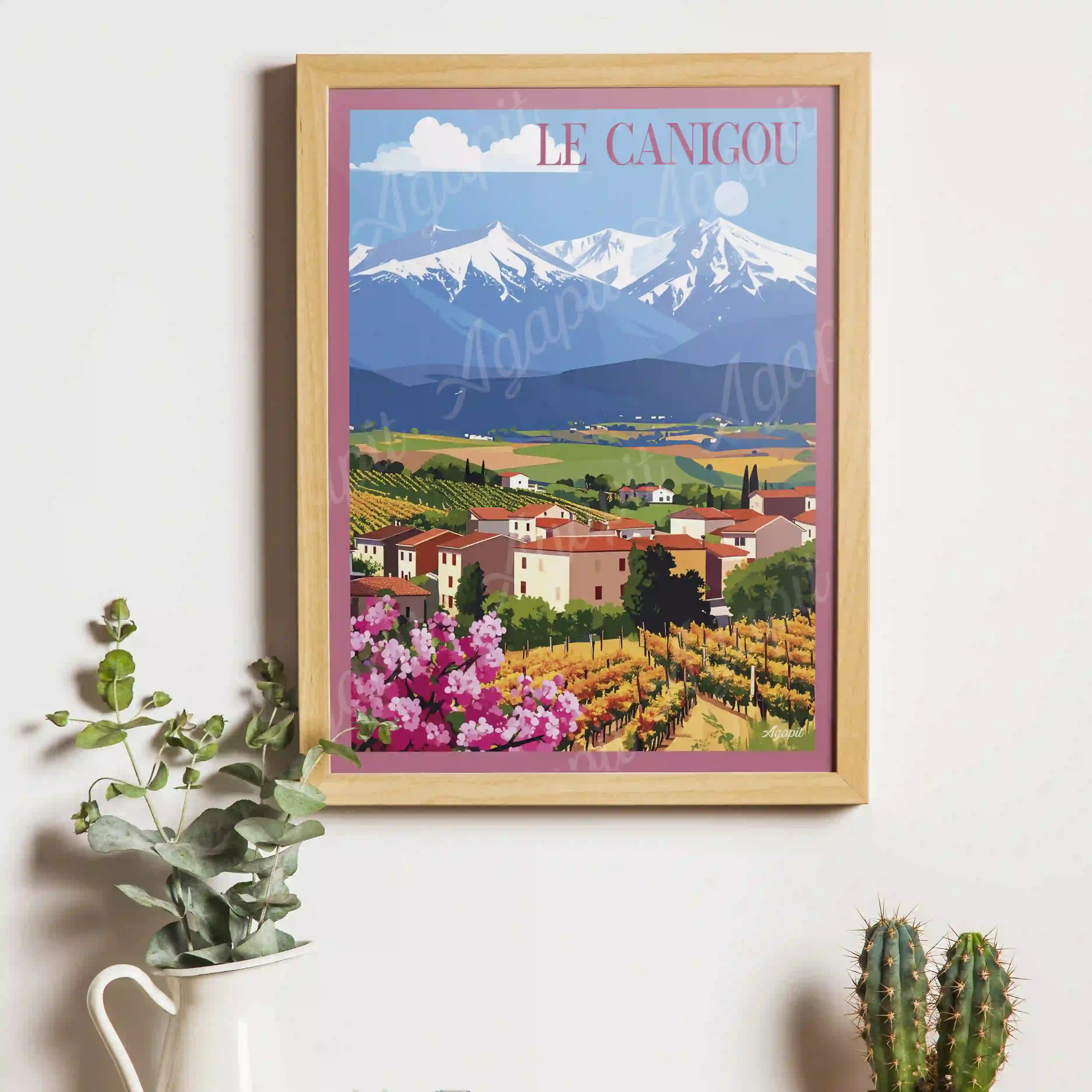 Affiche Agapit - Canigou - Agapit - Artwear