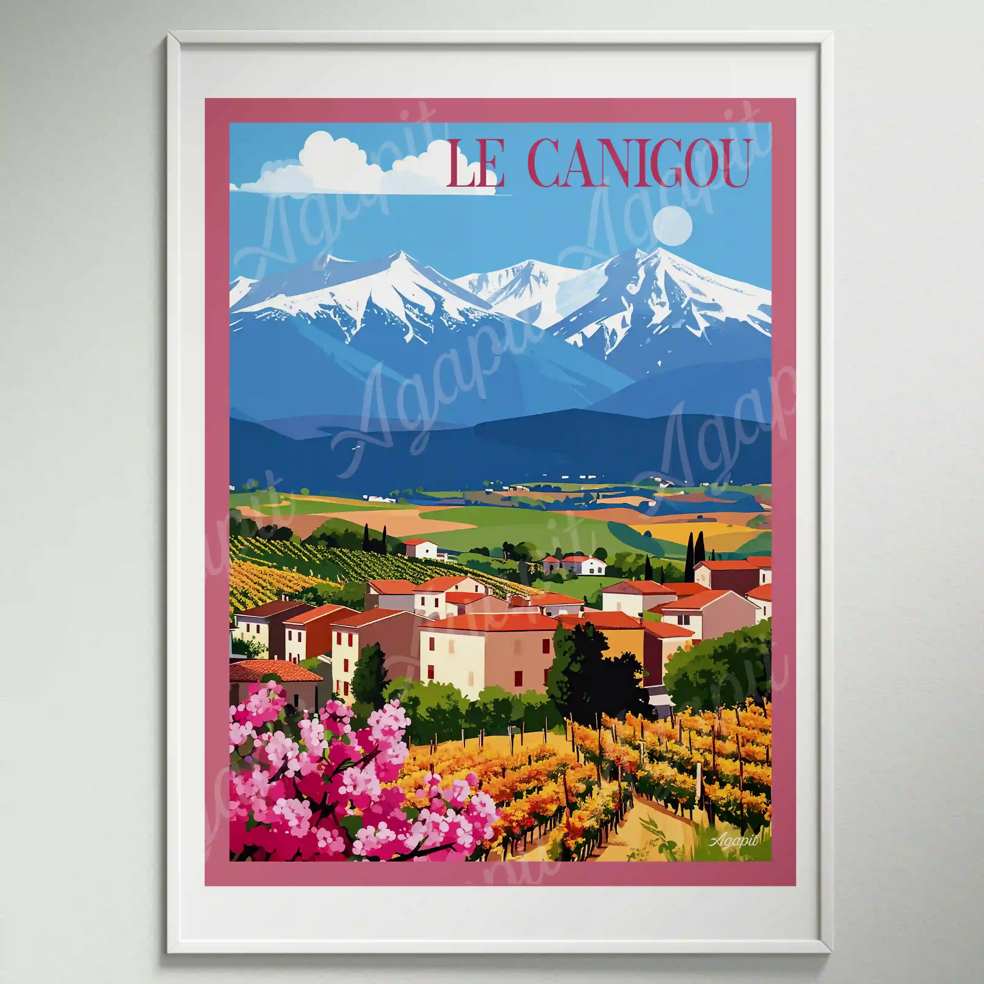 Affiche Agapit - Canigou - Agapit - Artwear