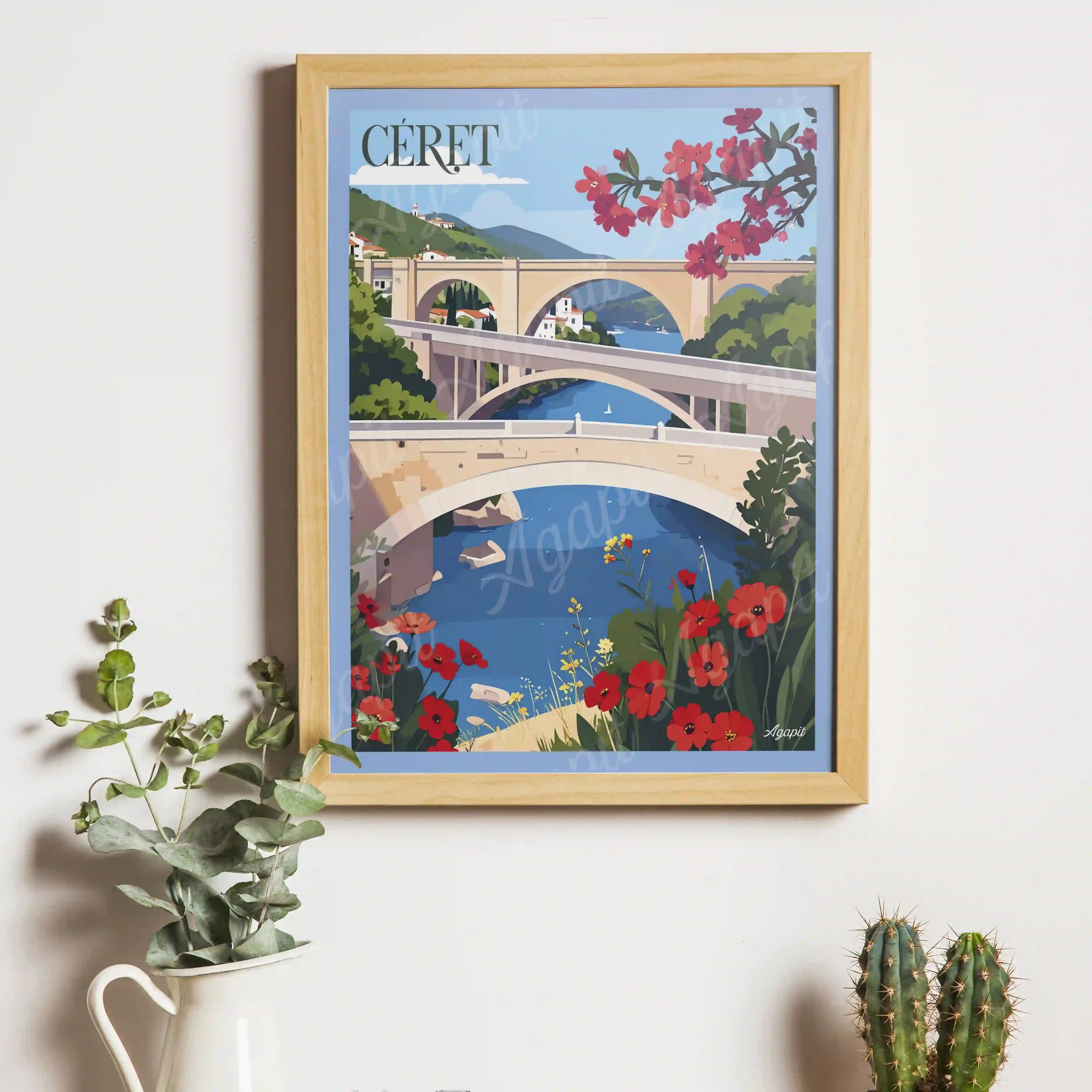 Affiche Agapit - Céret - Agapit - Artwear