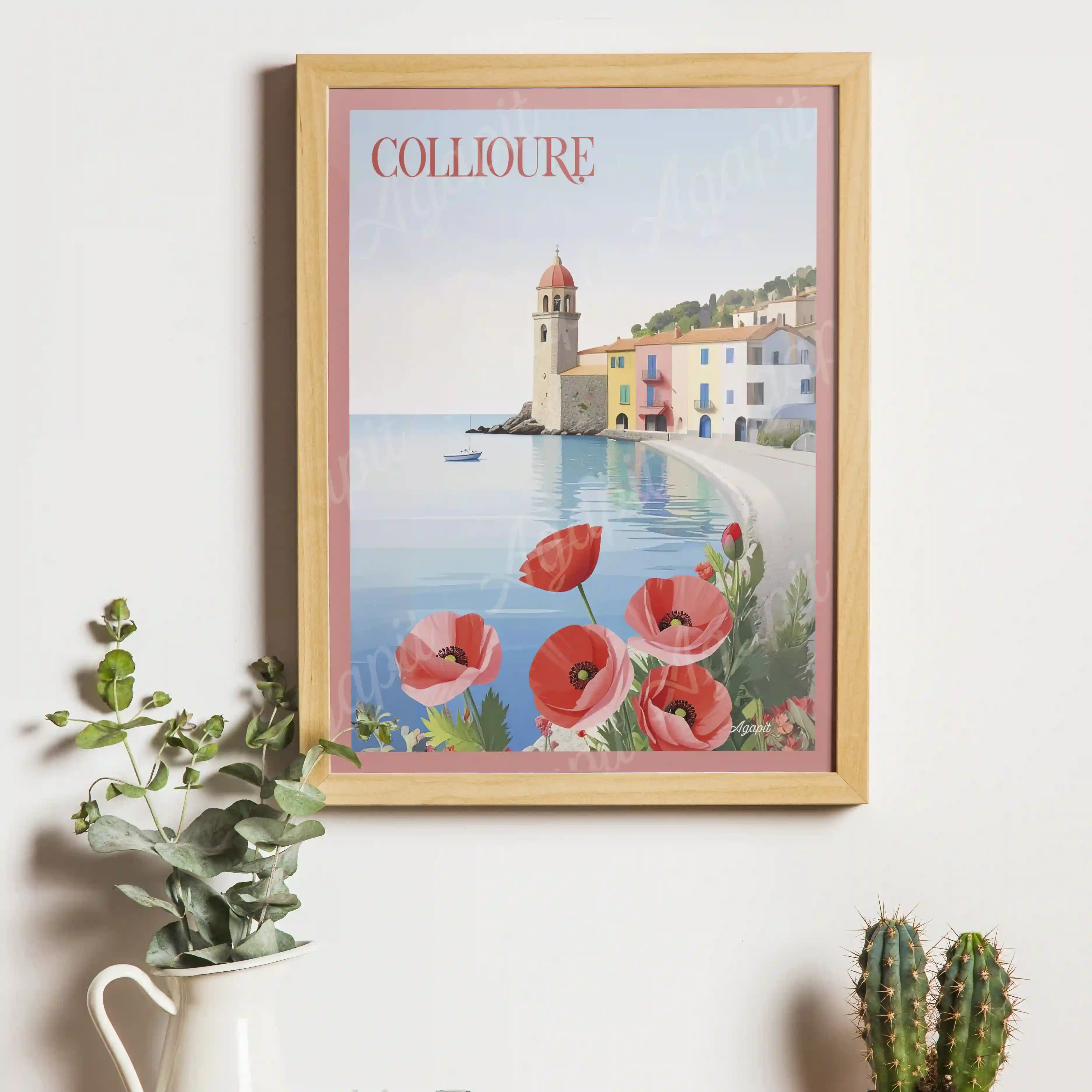 Affiche Agapit - Collioure - Agapit - Artwear