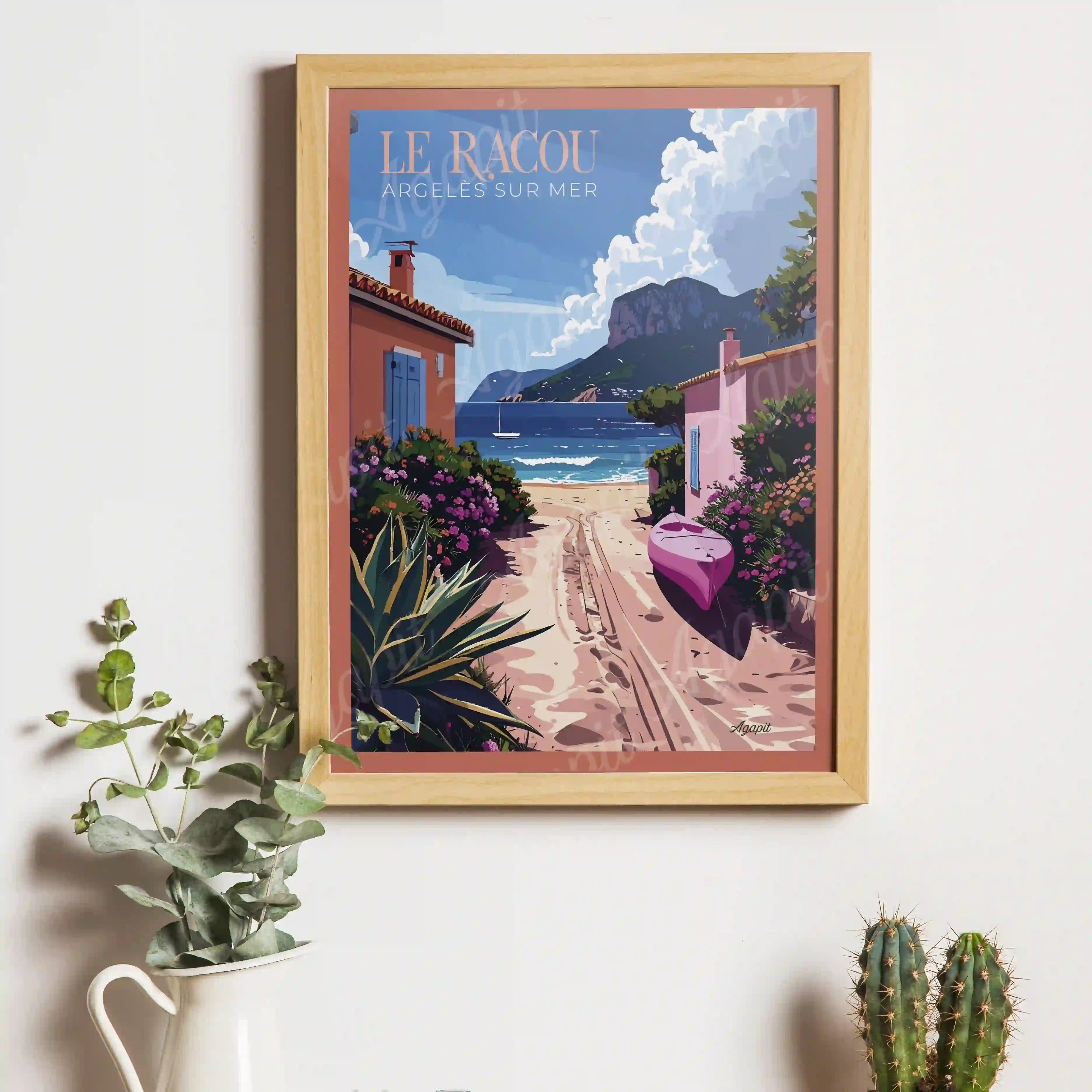 Affiche Agapit - Le Racou - Agapit - Artwear