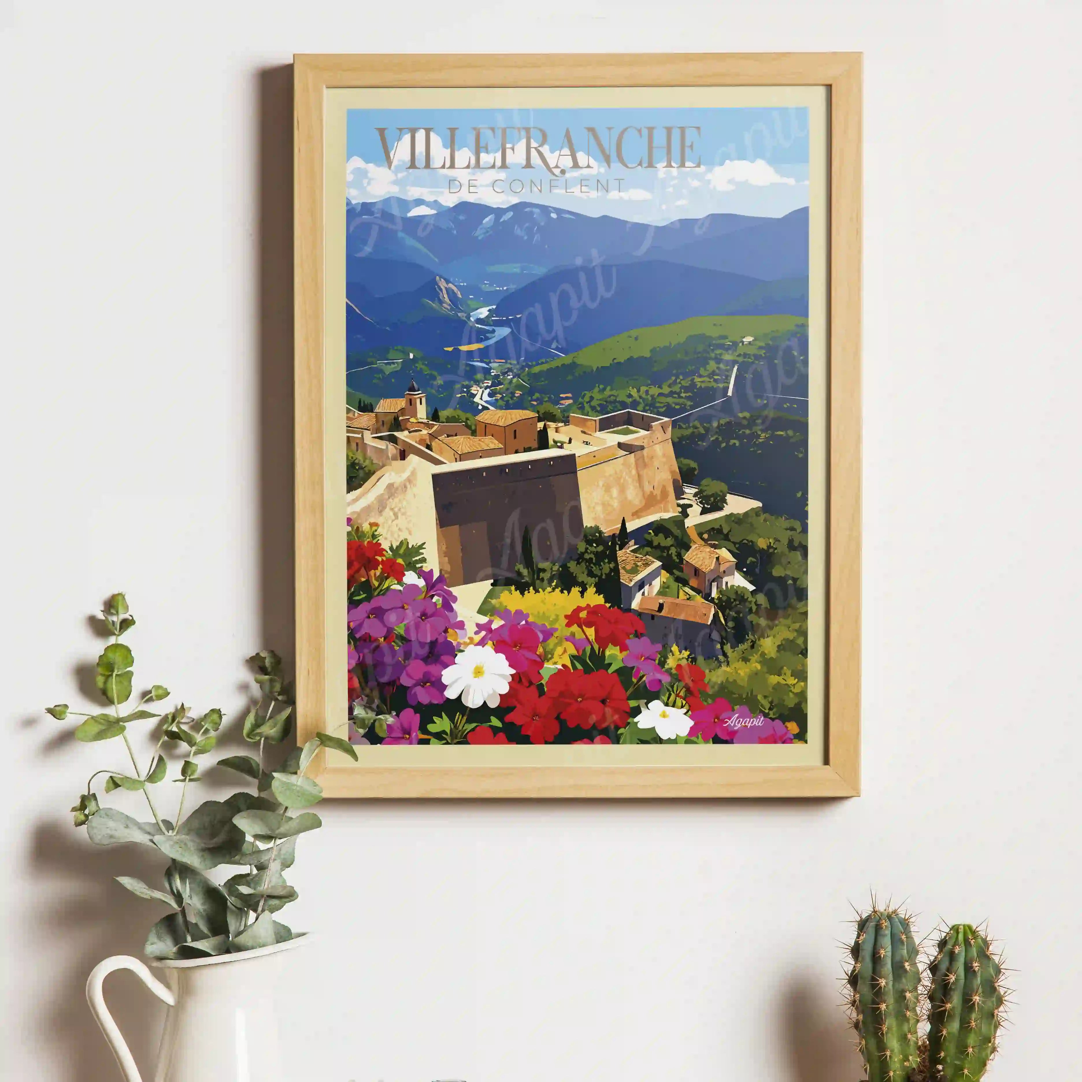 Affiche Agapit - Villefranche - Agapit - Artwear