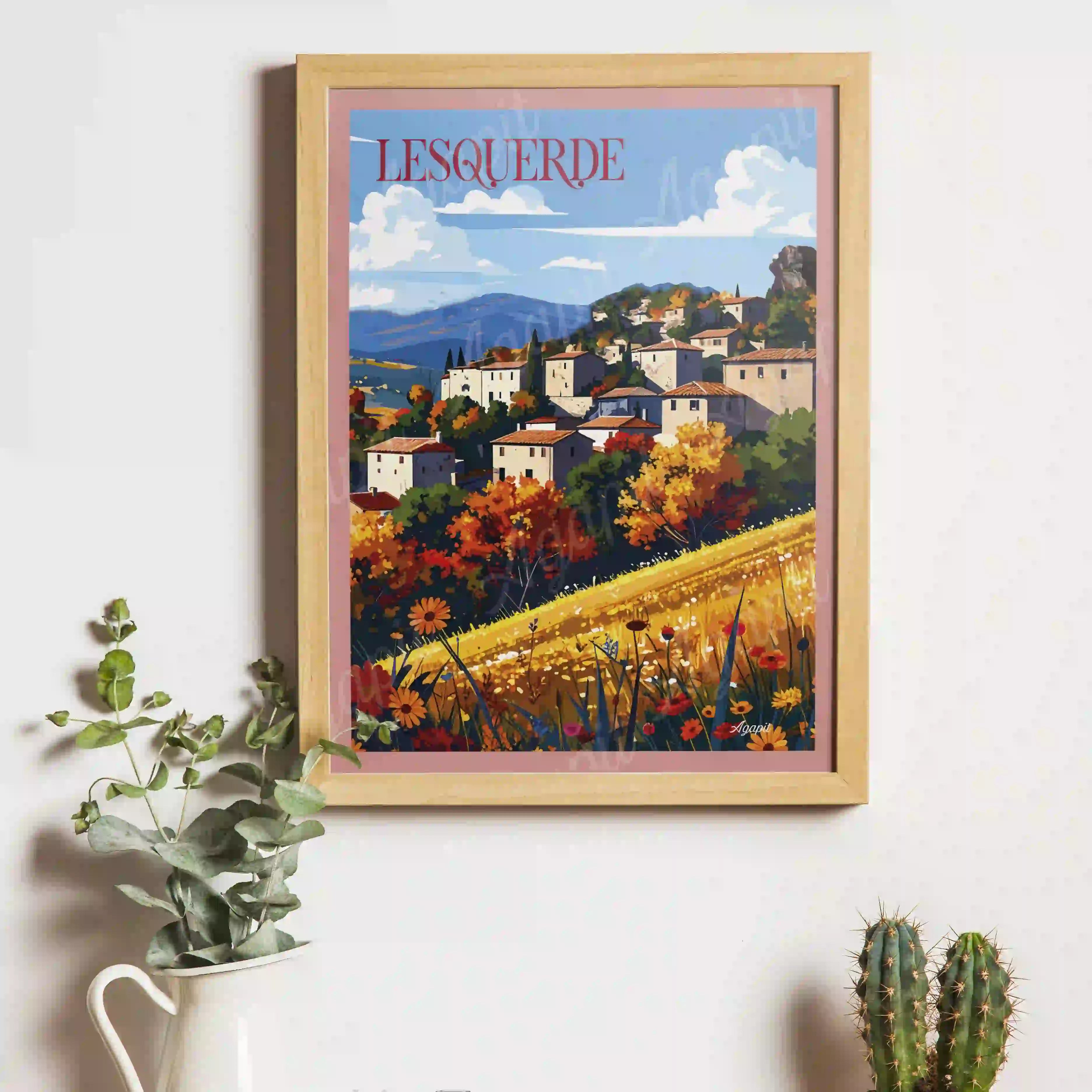 Affiche Agapit - Lesquerde - Agapit - Artwear