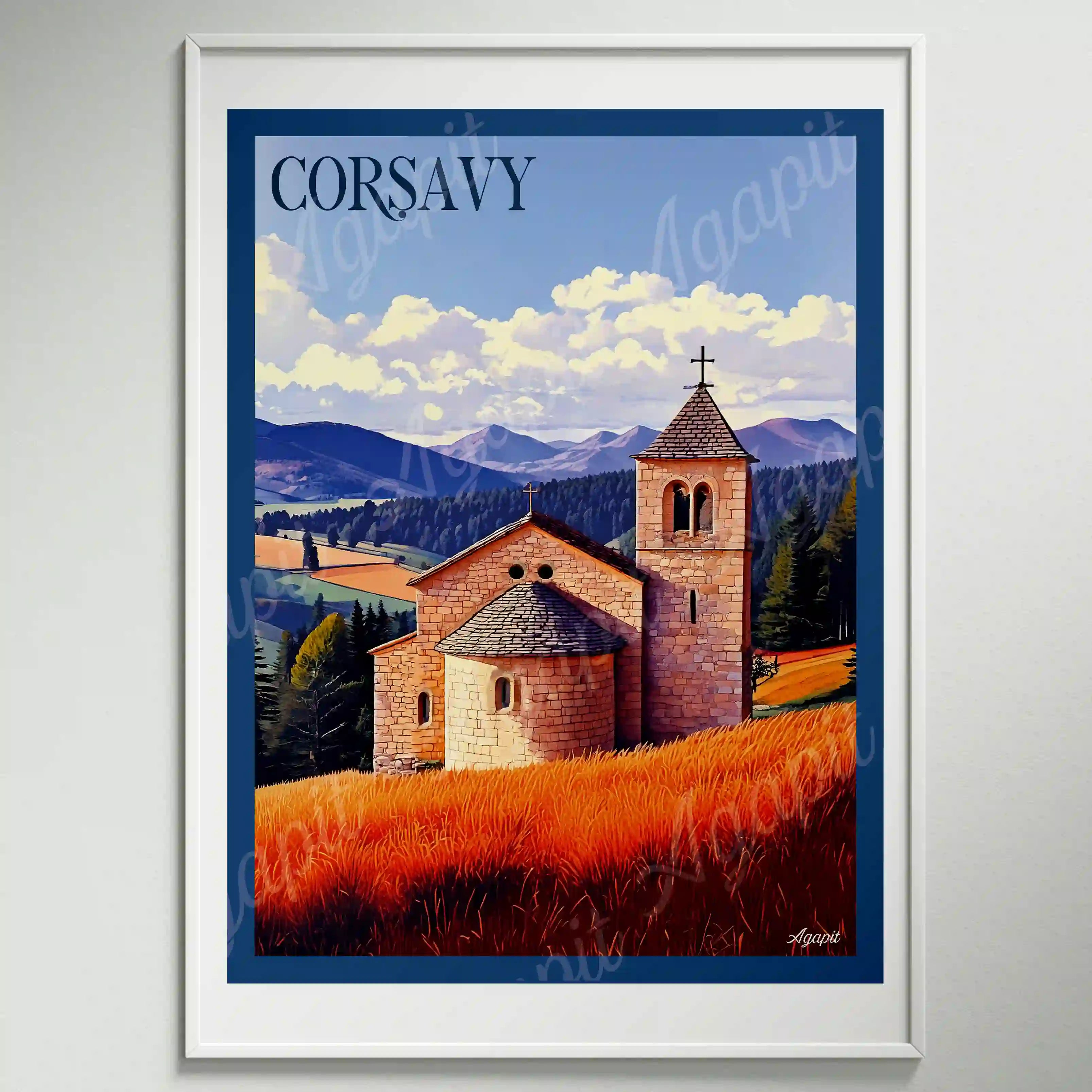 Affiche Agapit - Corsavy - Agapit - Artwear