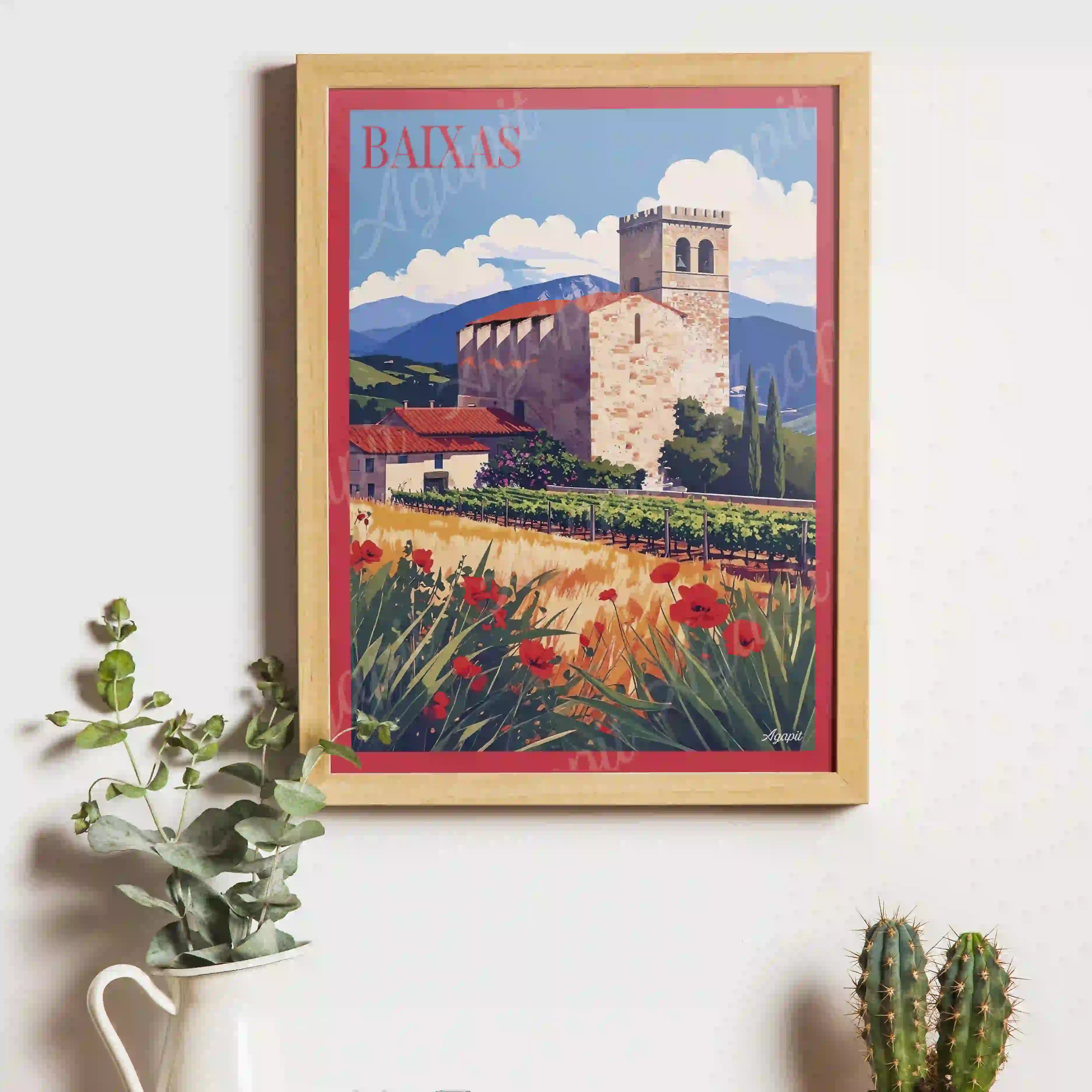 Affiche Agapit - Baixas - Agapit - Artwear