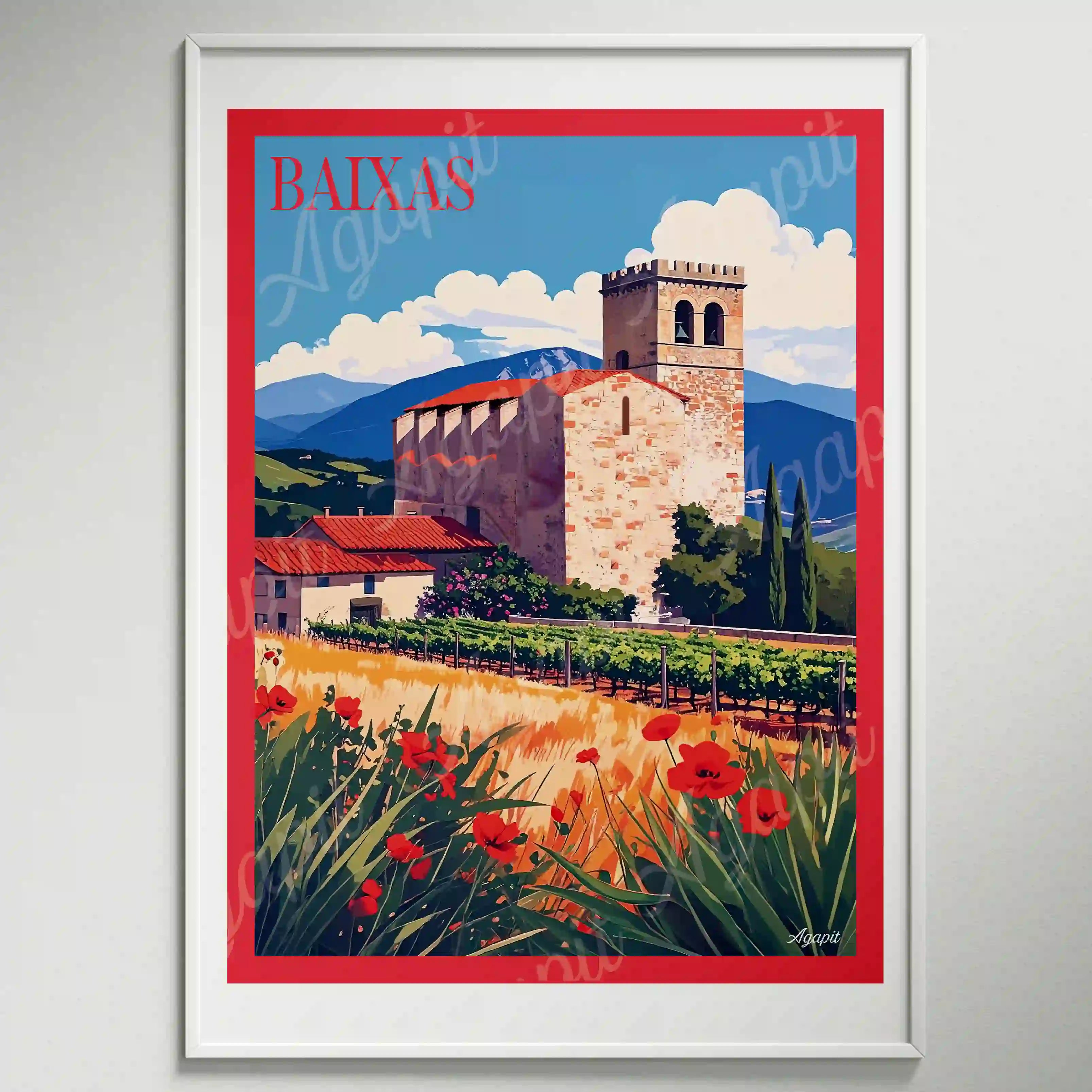 Affiche Agapit - Baixas - Agapit - Artwear