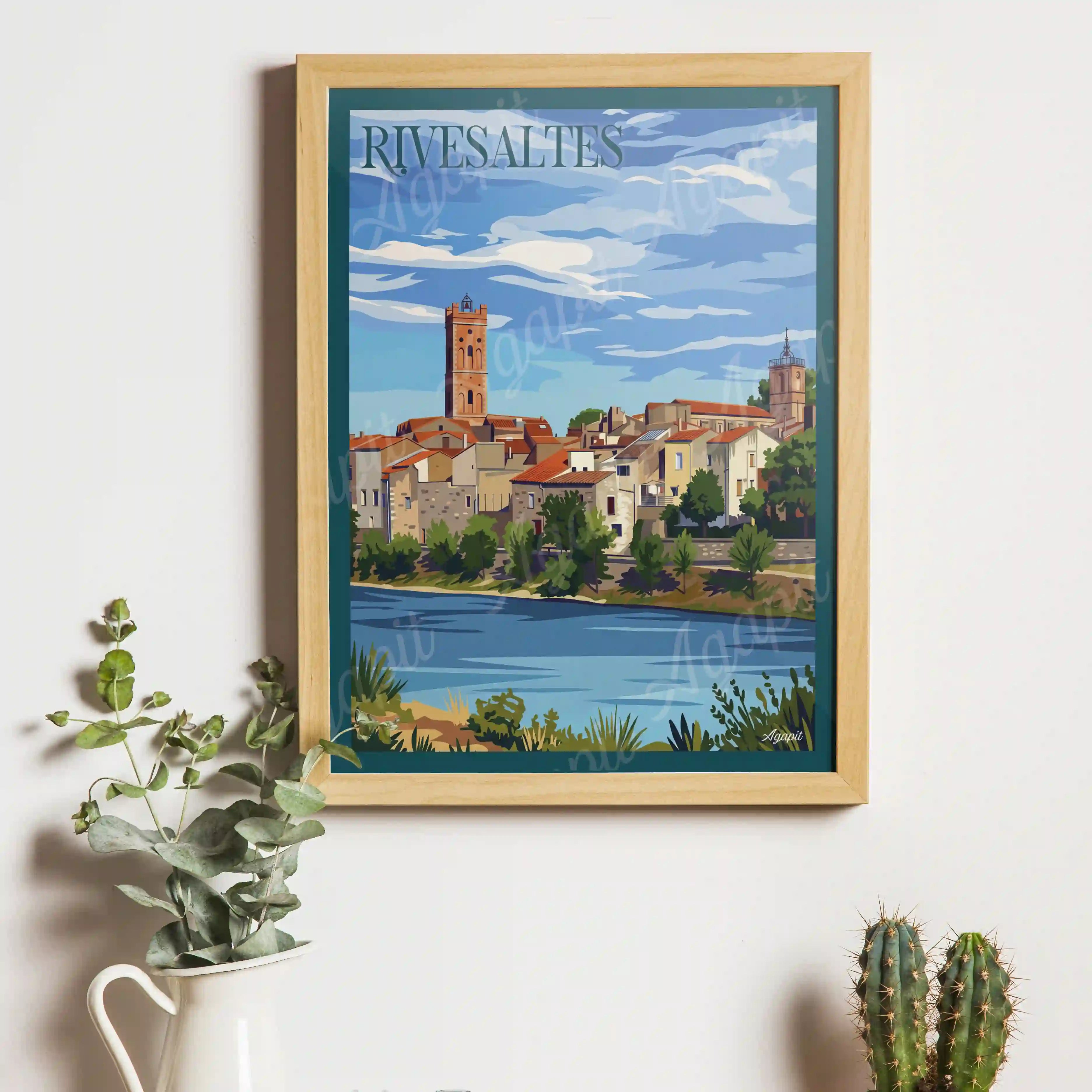 Affiche Agapit - Rivesaltes - Agapit - Artwear