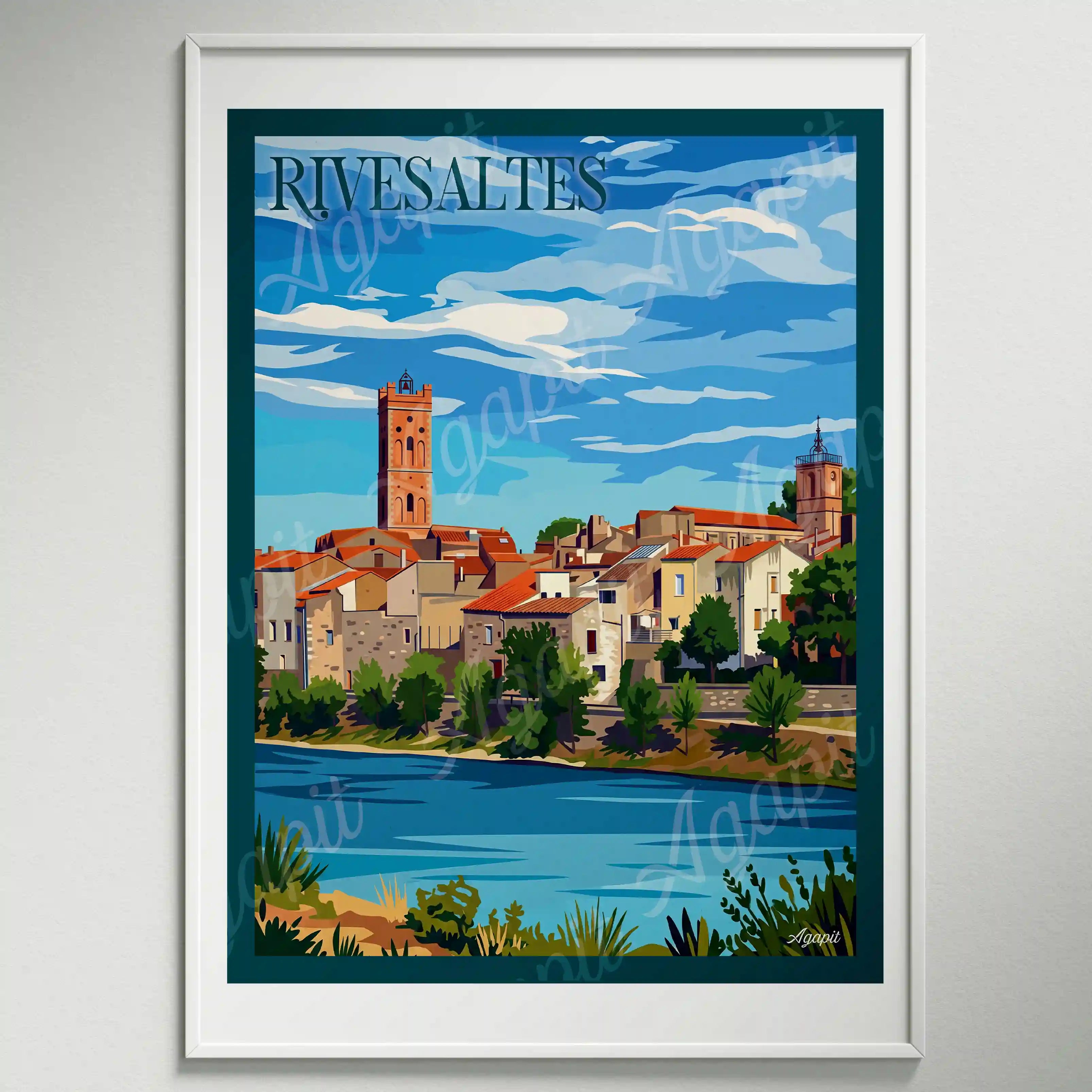 Affiche Agapit - Rivesaltes - Agapit - Artwear