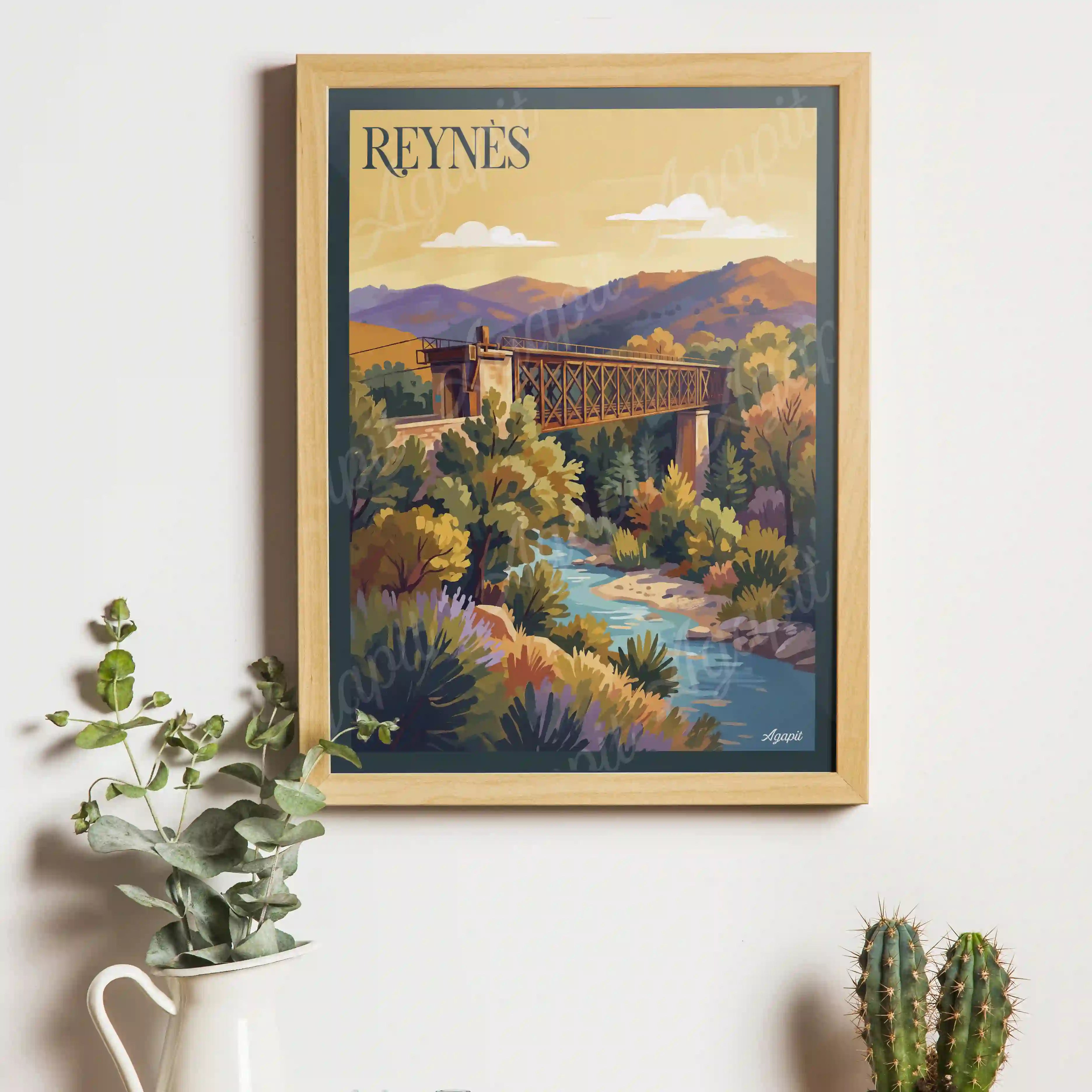 Affiche Agapit - Reynes - Agapit - Artwear