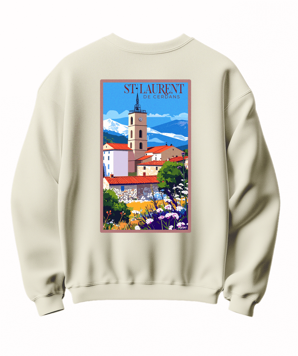Sweat Saint-Laurent-de-Cerdans - Agapit - Artwear