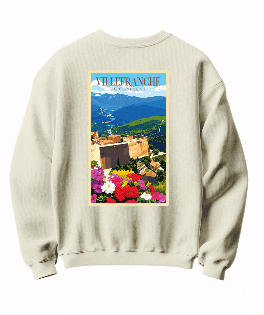 Sweat Villefranche-de-Conflent - Agapit - Artwear
