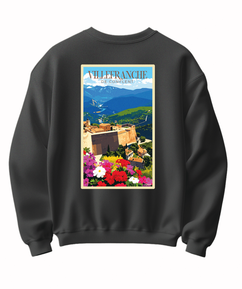Sweat Villefranche-de-Conflent - Agapit - Artwear