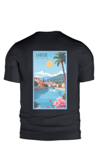 T-shirt AGAPIT Amélie-les-Bains – Illustration rétro du village catalan - Agapit - Artwear