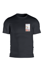 T-shirt AGAPIT Collioure – Illustration rétro du clocher et façades pastel - Agapit - Artwear