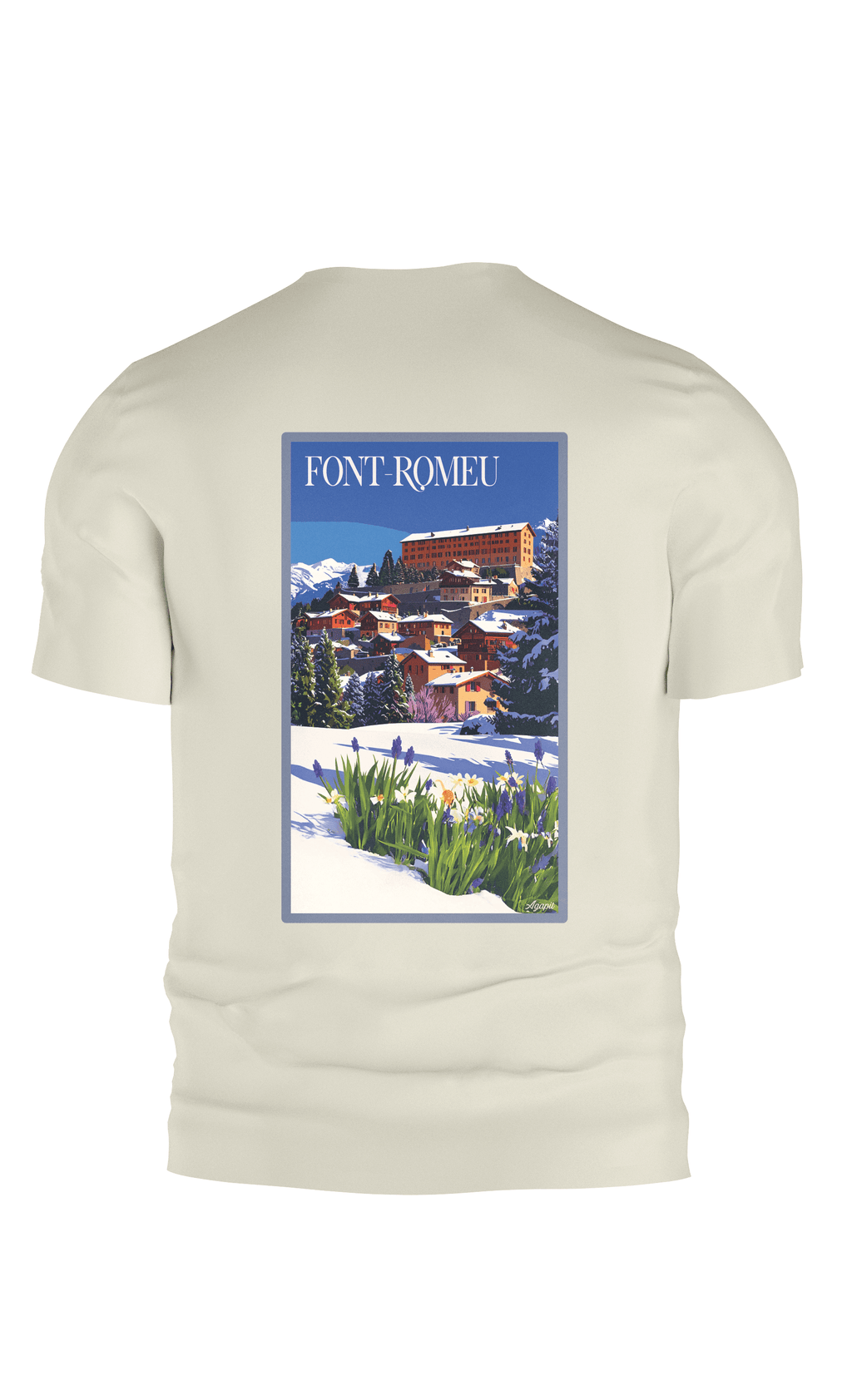 T-shirt Font-Romeu - Montagne Catalane - Agapit - Artwear