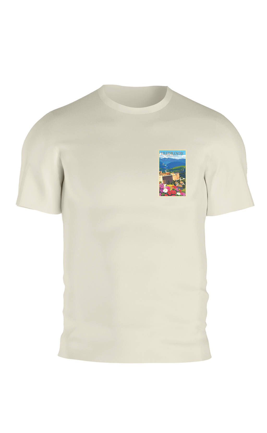 T-shirt AGAPIT Villefranche de conflet - Sud de la France – Vue Fort Libéria - Agapit - Artwear