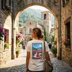 T-shirt Agapit Arles-sur-Tech coloris blanc - Artwear Pyrénées-Orientales
