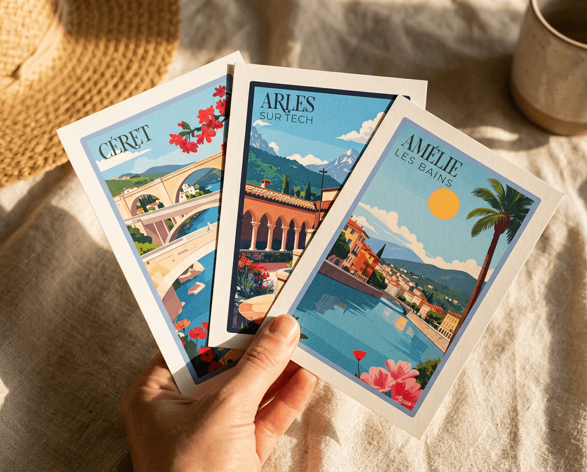 Agapit cartes postales Pyrénées orientales