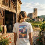 T-shirt Agapit Baixas coloris blanc - Artwear Pyrénées-Orientales