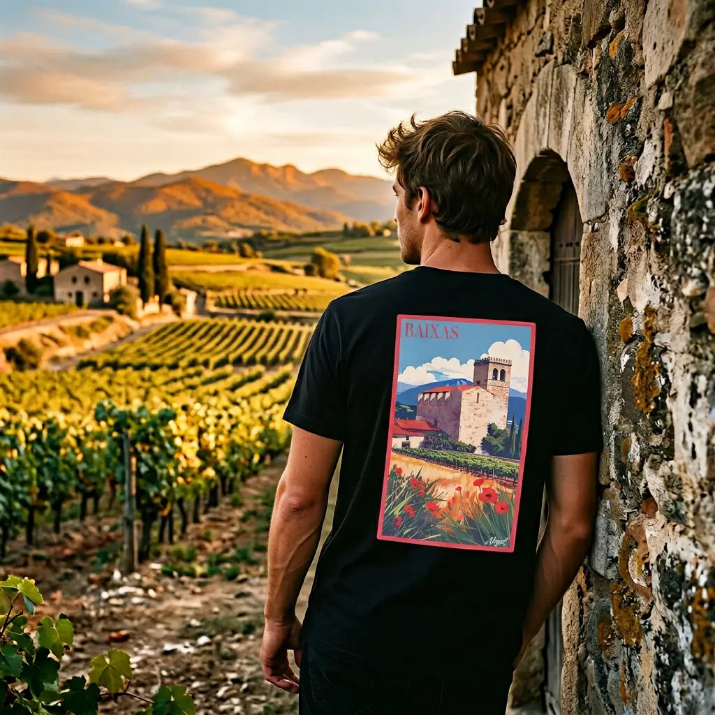 T-shirt Agapit Baixas coloris noir - Artwear Pyrénées-Orientales