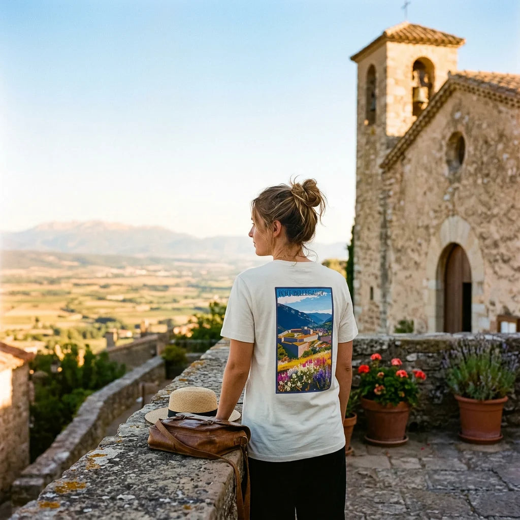 T-shirt Agapit Bellegarde coloris blanc - Artwear Pyrénées-Orientales