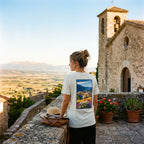 T-shirt Agapit Bellegarde coloris blanc - Artwear Pyrénées-Orientales