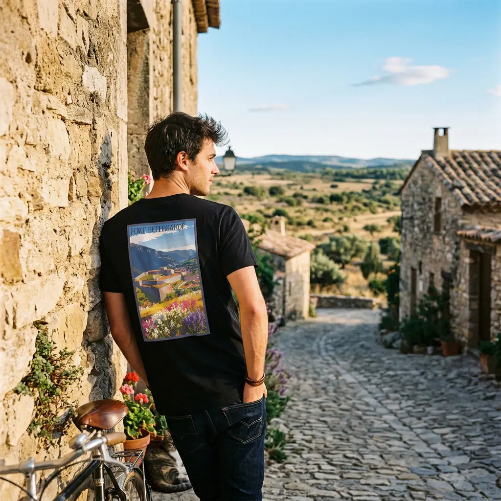 T-shirt Agapit Bellegarde coloris noir - Artwear Pyrénées-Orientales
