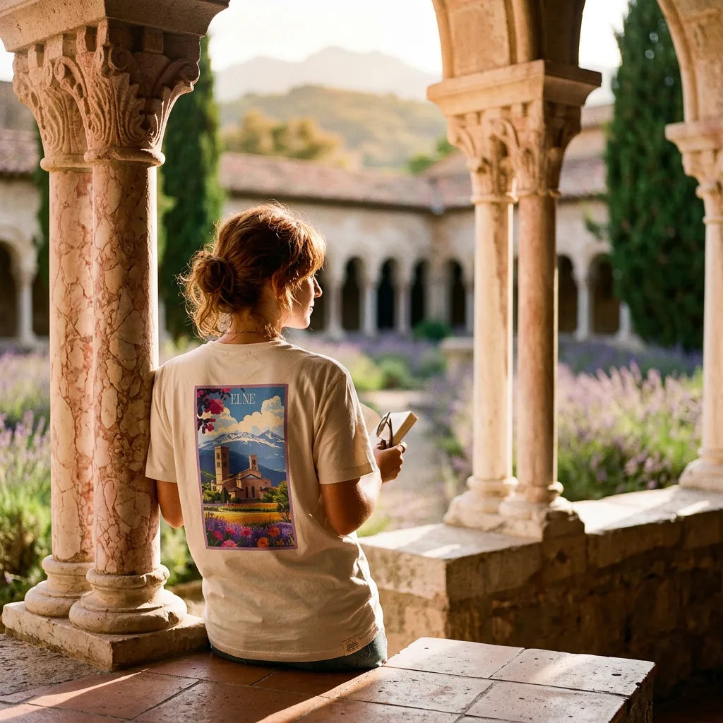 T-shirt Elne | Artwear Vintage Pyrénées-Orientales – Agapit - Agapit - Artwear