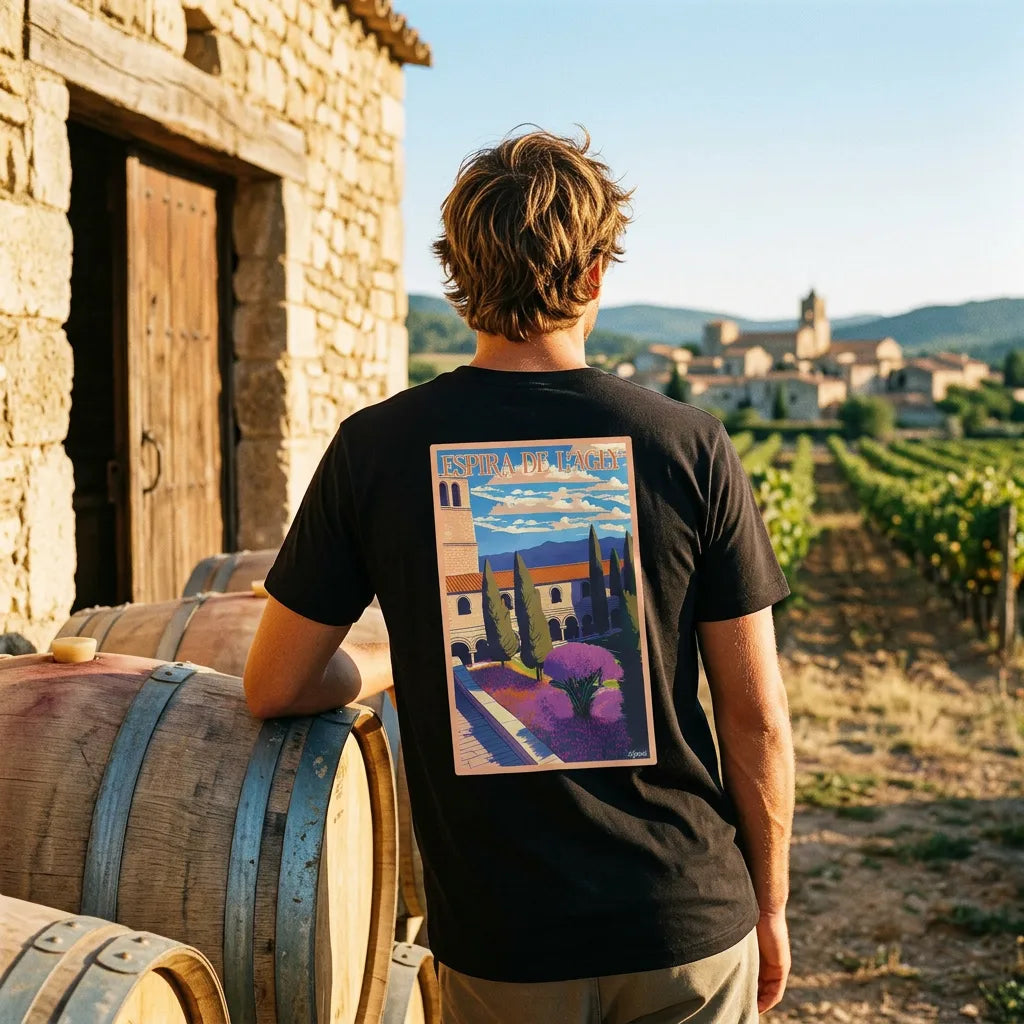 T-shirt Agapit Espira-de-l'Agly coloris noir - Artwear Pyrénées-Orientales