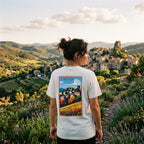 T-shirt Agapit Lesquerde coloris blanc - Artwear Pyrénées-Orientales