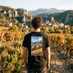 T-shirt Lesquerde | Artwear Vintage Pyrénées-Orientales – Agapit - Agapit - Artwear