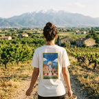 T-shirt Agapit Pollestres coloris blanc - Artwear Pyrénées-Orientales