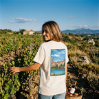 T-shirt Agapit Rivesaltes coloris blanc - Artwear Pyrénées-Orientales