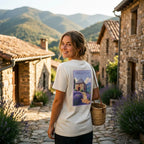 T-shirt Agapit Serralongue coloris blanc - Artwear Pyrénées-Orientales