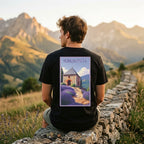 T-shirt Agapit Serralongue coloris noir - Artwear Pyrénées-Orientales