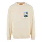 Sweat-shirt rétro Céret - Illustration vintage de la ville d'art et des platanes Agapit