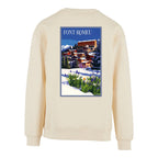 Sweat-shirt rétro Font-Romeu - Illustration vintage station de ski et paysages de montagne Agapit