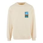Sweat-shirt rétro Rivesaltes - Illustration vintage village, vignobles et patrimoine viticole Agapit
