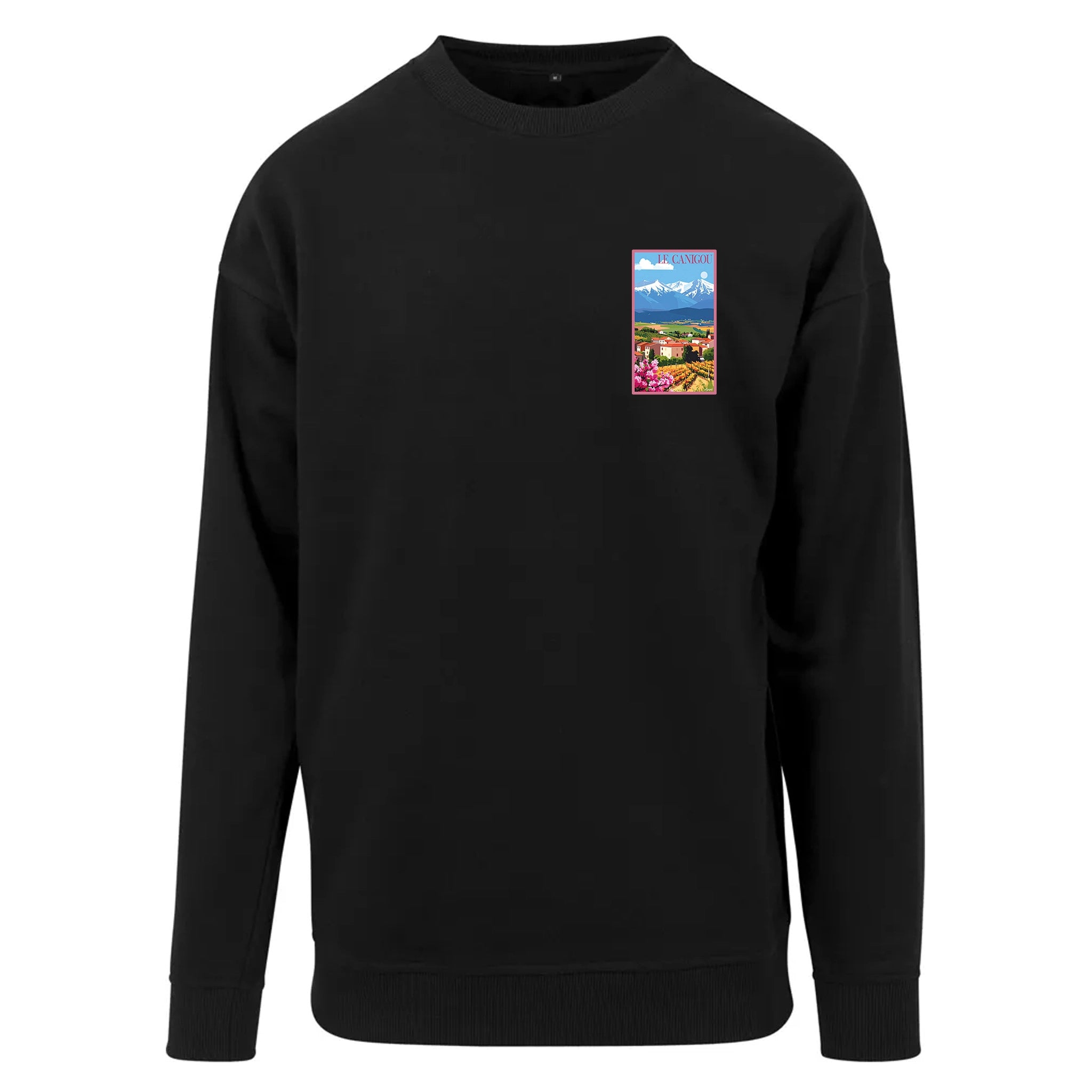Sweat-shirt vintage Le Canigou - Illustration montagne sacrée des Pyrénées-Orientales Agapit