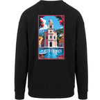 Sweat-shirt rétro Port-Vendres - Illustration vintage port de pêche et Côte Vermeille Agapit