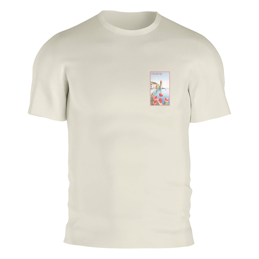 T-shirt Collioure | Artwear Vintage Pyrénées-Orientales – Agapit