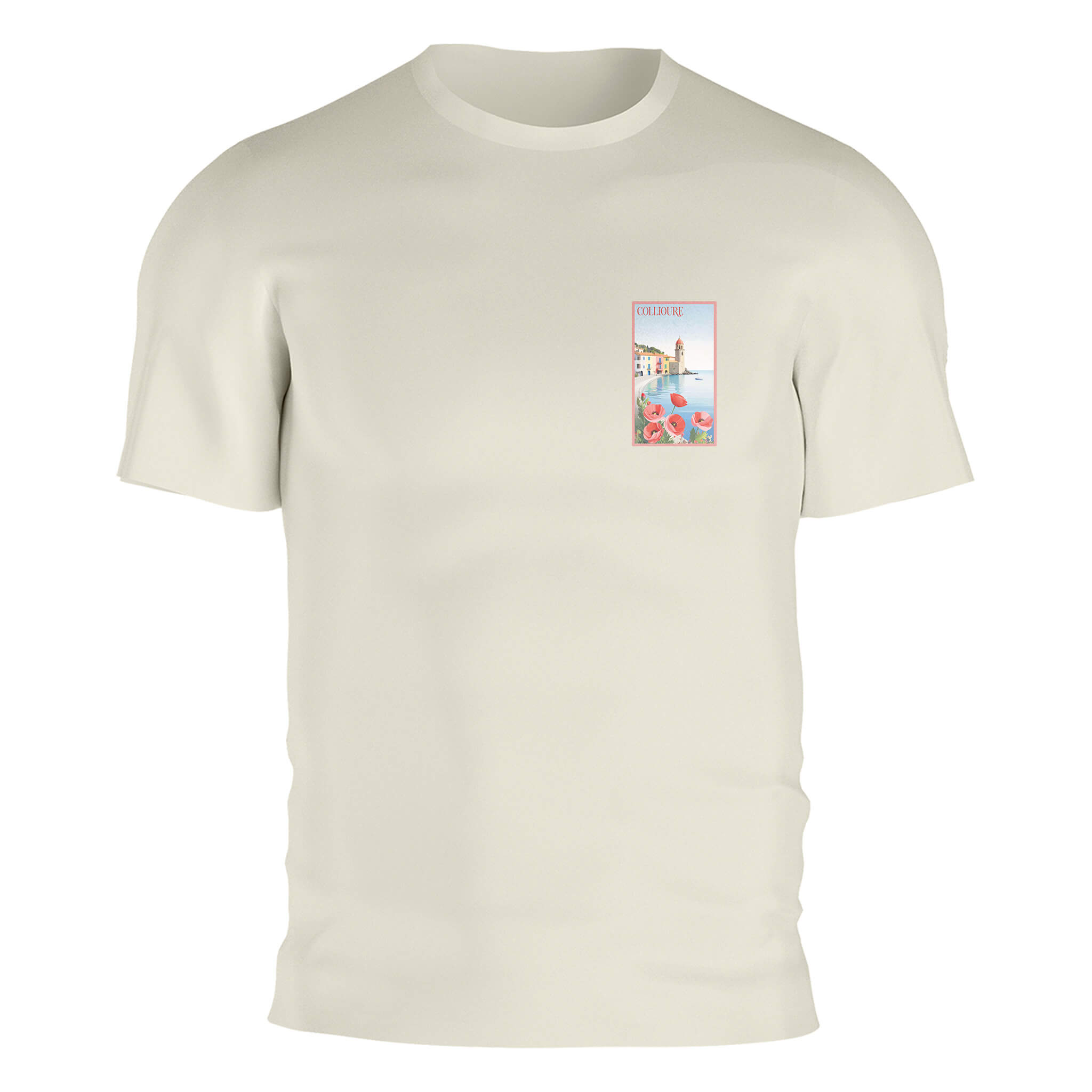 T-shirt Collioure | Artwear Vintage Pyrénées-Orientales – Agapit